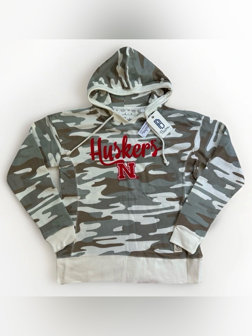 Nebraska Cornhuskers Camo Sweater Hoodie Women’s Small Brand New